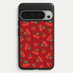 Gummy Cherries Pattern  - Clean Girl Aesthetic Phone Case for Google Pixel 9 Pro XL