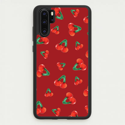 Gummy Cherries Pattern  - Clean Girl Aesthetic Phone Case for Huawei P30 Pro