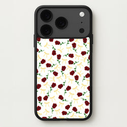 Roses And Bows Pattern Phone Case for iPhone 17 Pro Max