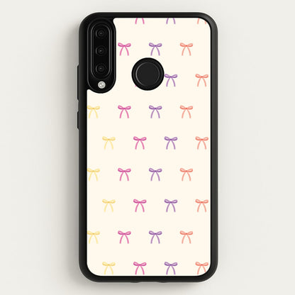 Pastel Ribbons Pattern  - Clean Girl Aesthetic Phone Case for Huawei P30 Lite