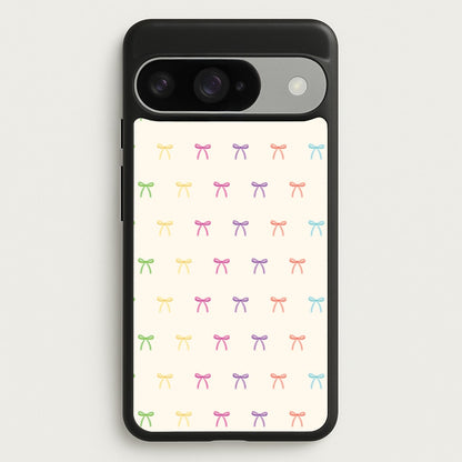 Pastel Ribbons Pattern Phone Case for Google Pixel 10 / 10 Pro