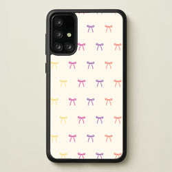 Pastel Ribbons Pattern  - Clean Girl Aesthetic Phone Case for Galaxy A71