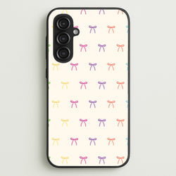 Pastel Ribbons Pattern  - Clean Girl Aesthetic Phone Case for Galaxy S23FE