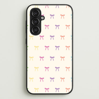Pastel Ribbons Pattern  - Clean Girl Aesthetic Phone Case for Galaxy S23FE
