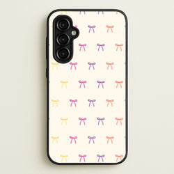 Pastel Ribbons Pattern  - Clean Girl Aesthetic Phone Case for Galaxy A54