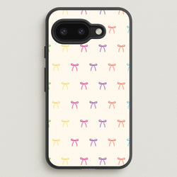 Pastel Ribbons Pattern  - Clean Girl Aesthetic Phone Case for Google Pixel 9a