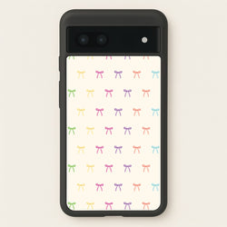 Pastel Ribbons Pattern  - Clean Girl Aesthetic Phone Case for Google Pixel 6a