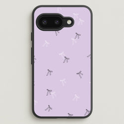 Coquette Mini Bows Pattern Purple  - Clean Girl Aesthetic Phone Case for Google Pixel 9a
