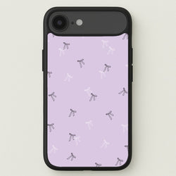 Coquette Mini Bows Pattern Purple Phone Case for iPhone 17 Air