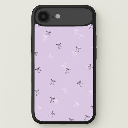 Coquette Mini Bows Pattern Purple Phone Case for iPhone 17 Air