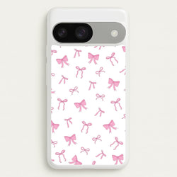 Coquette Variety Pink Bows Pattern  - Clean Girl Aesthetic Phone Case for Google Pixel 9 / 9 Pro