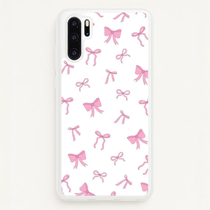 Coquette Variety Pink Bows Pattern  - Clean Girl Aesthetic Phone Case for Huawei P30 Pro