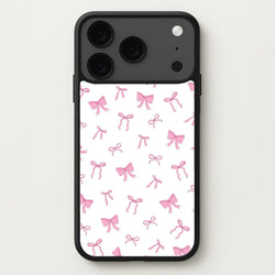 Coquette Variety Pink Bows Pattern Phone Case for iPhone 17 Pro Max