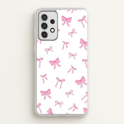 Coquette Variety Pink Bows Pattern  - Clean Girl Aesthetic Phone Case for Galaxy A52 / A52s