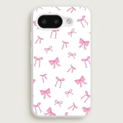 Coquette Variety Pink Bows Pattern  - Clean Girl Aesthetic Phone Case for Google Pixel 9a