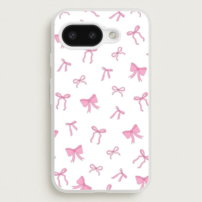Coquette Variety Pink Bows Pattern  - Clean Girl Aesthetic Phone Case for Google Pixel 9a