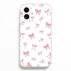 Coquette Variety Pink Bows Pattern Phone Case