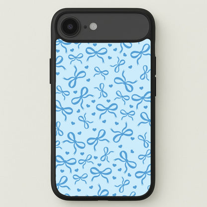 Coquette Bows And Hearts Navy Blue Phone Case for iPhone 17 Air