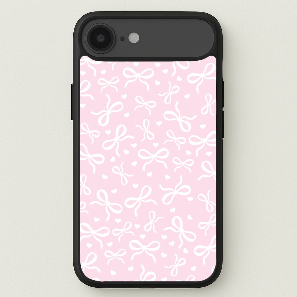 Coquette Bows And Hearts Baby Pink Phone Case for iPhone 17 Air