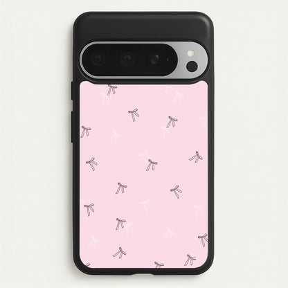 Coquette Mini Bows Pattern Pink  - Clean Girl Aesthetic Phone Case for Google Pixel 9 Pro XL