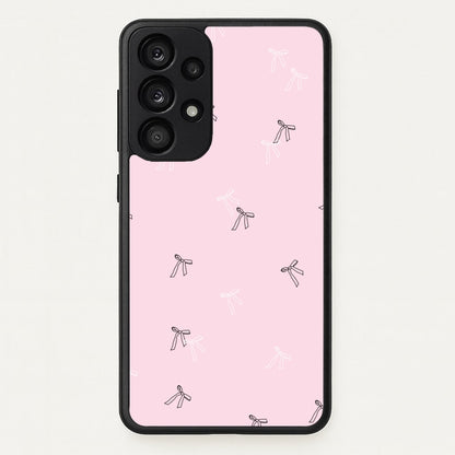 Coquette Mini Bows Pattern Pink  - Clean Girl Aesthetic Phone Case for Galaxy A33