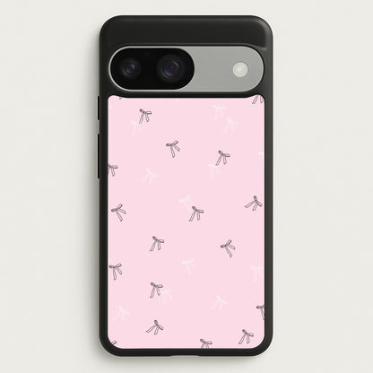 Coquette Mini Bows Pattern Pink  - Clean Girl Aesthetic Phone Case for Google Pixel 9 / 9 Pro