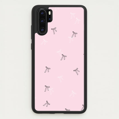 Coquette Mini Bows Pattern Pink  - Clean Girl Aesthetic Phone Case for Huawei P30 Pro