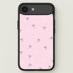Coquette Mini Bows Pattern Pink Phone Case for iPhone 17 Air