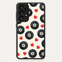 8-Balls And Hearts Pattern  - Clean Girl Aesthetic Phone Case for Galaxy A33