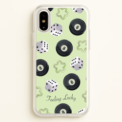 Feeling Lucky Assortment Pattern  - Clean Girl Aesthetic Phone Case for iPhone X / XS