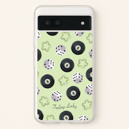 Feeling Lucky Assortment Pattern  - Clean Girl Aesthetic Phone Case for Google Pixel 7a