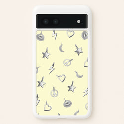 Bracelet Charms Pattern  - Clean Girl Aesthetic Phone Case for Google Pixel 6a