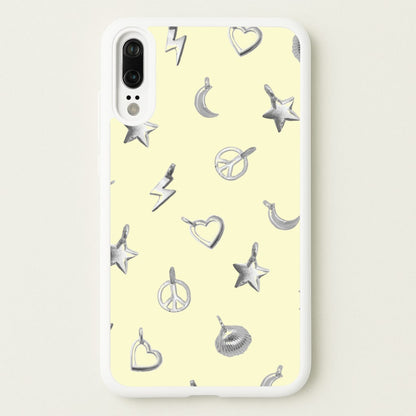 Bracelet Charms Pattern  - Clean Girl Aesthetic Phone Case for Huawei P20