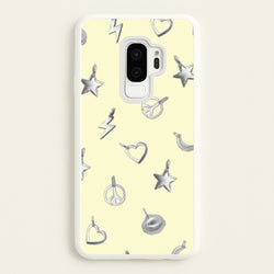 Bracelet Charms Pattern  - Clean Girl Aesthetic Phone Case for Galaxy S9 Plus