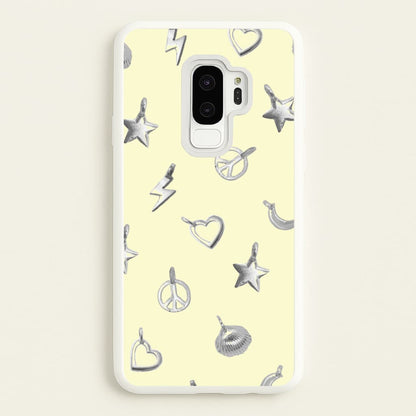 Bracelet Charms Pattern  - Clean Girl Aesthetic Phone Case for Galaxy S9 Plus