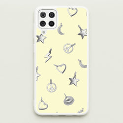 Bracelet Charms Pattern  - Clean Girl Aesthetic Phone Case for Galaxy A12
