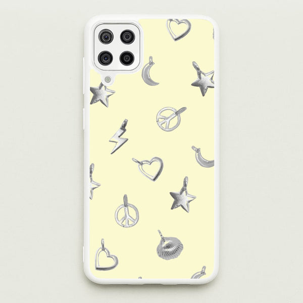 Bracelet Charms Pattern  - Clean Girl Aesthetic Phone Case for Galaxy A12