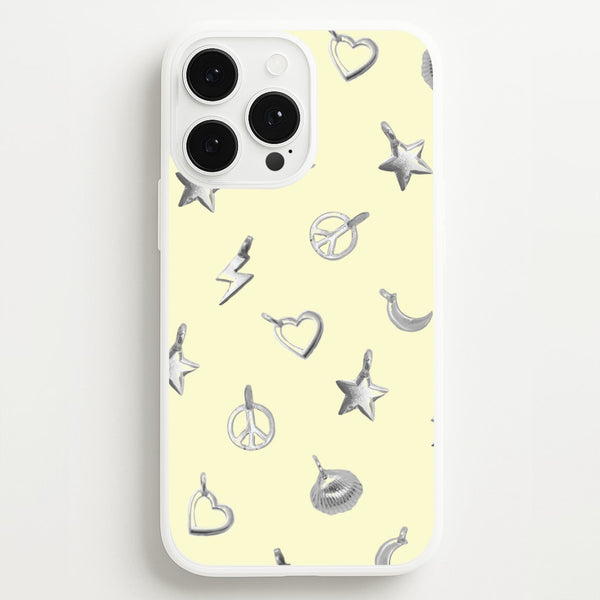 Bracelet Charms Pattern  - Clean Girl Aesthetic Phone Case for iPhone 13 Pro Max