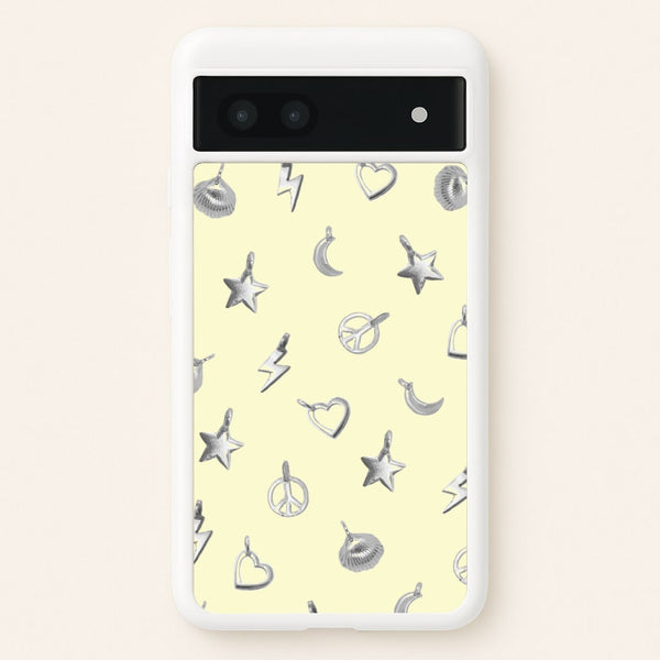 Bracelet Charms Pattern  - Clean Girl Aesthetic Phone Case for Google Pixel 7a