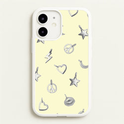 Bracelet Charms Pattern  - Clean Girl Aesthetic Phone Case for iPhone 12 / 12 Pro