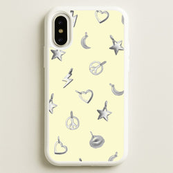 Bracelet Charms Pattern  - Clean Girl Aesthetic Phone Case for iPhone X / XS