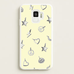 Bracelet Charms Pattern  - Clean Girl Aesthetic Phone Case for Galaxy S9