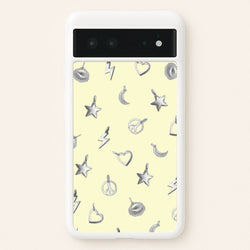 Bracelet Charms Pattern  - Clean Girl Aesthetic Phone Case for Google Pixel 6
