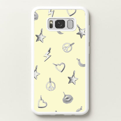 Bracelet Charms Pattern  - Clean Girl Aesthetic Phone Case for Galaxy S8