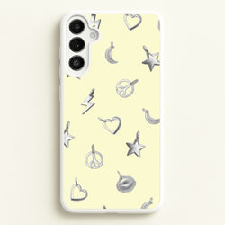 Bracelet Charms Pattern  - Clean Girl Aesthetic Phone Case for Galaxy A34