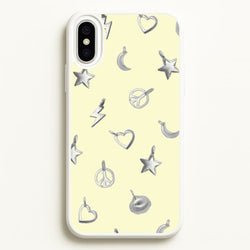 Bracelet Charms Pattern  - Clean Girl Aesthetic Phone Case for iPhone XS Max
