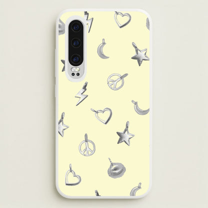 Bracelet Charms Pattern  - Clean Girl Aesthetic Phone Case for Huawei P30