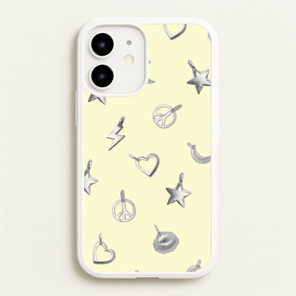 Bracelet Charms Pattern  - Clean Girl Aesthetic Phone Case for iPhone 12 Mini