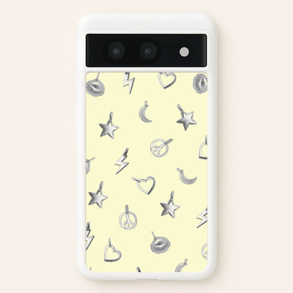Bracelet Charms Pattern  - Clean Girl Aesthetic Phone Case for Google Pixel 8a
