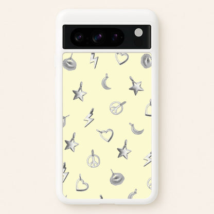 Bracelet Charms Pattern  - Clean Girl Aesthetic Phone Case for Google Pixel 8 Pro